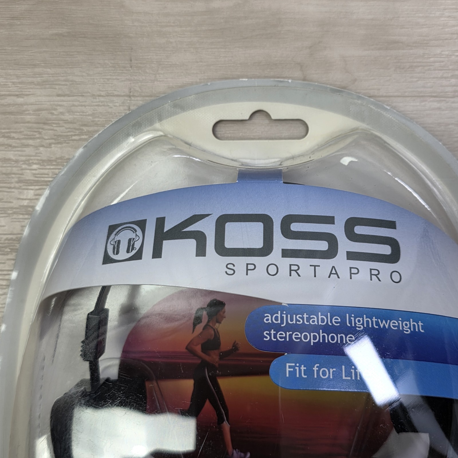 Koss SportaPro On-Ear Stereo Headphones, 3.5mm Plug 6.35mm Adapter Folding New