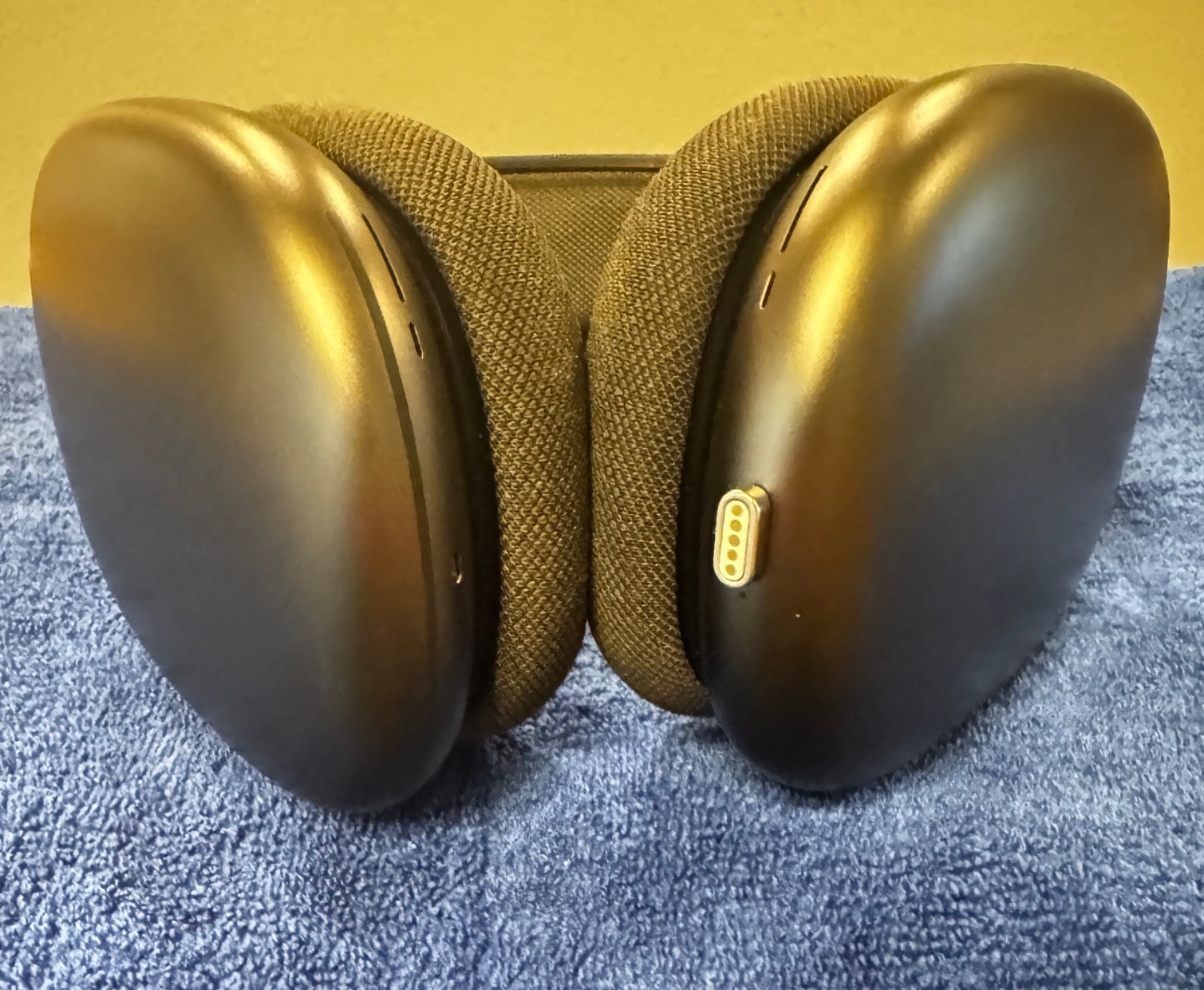 Apple AirPods Max Space Gray Lightning w/ WaterField Case + Max Stand