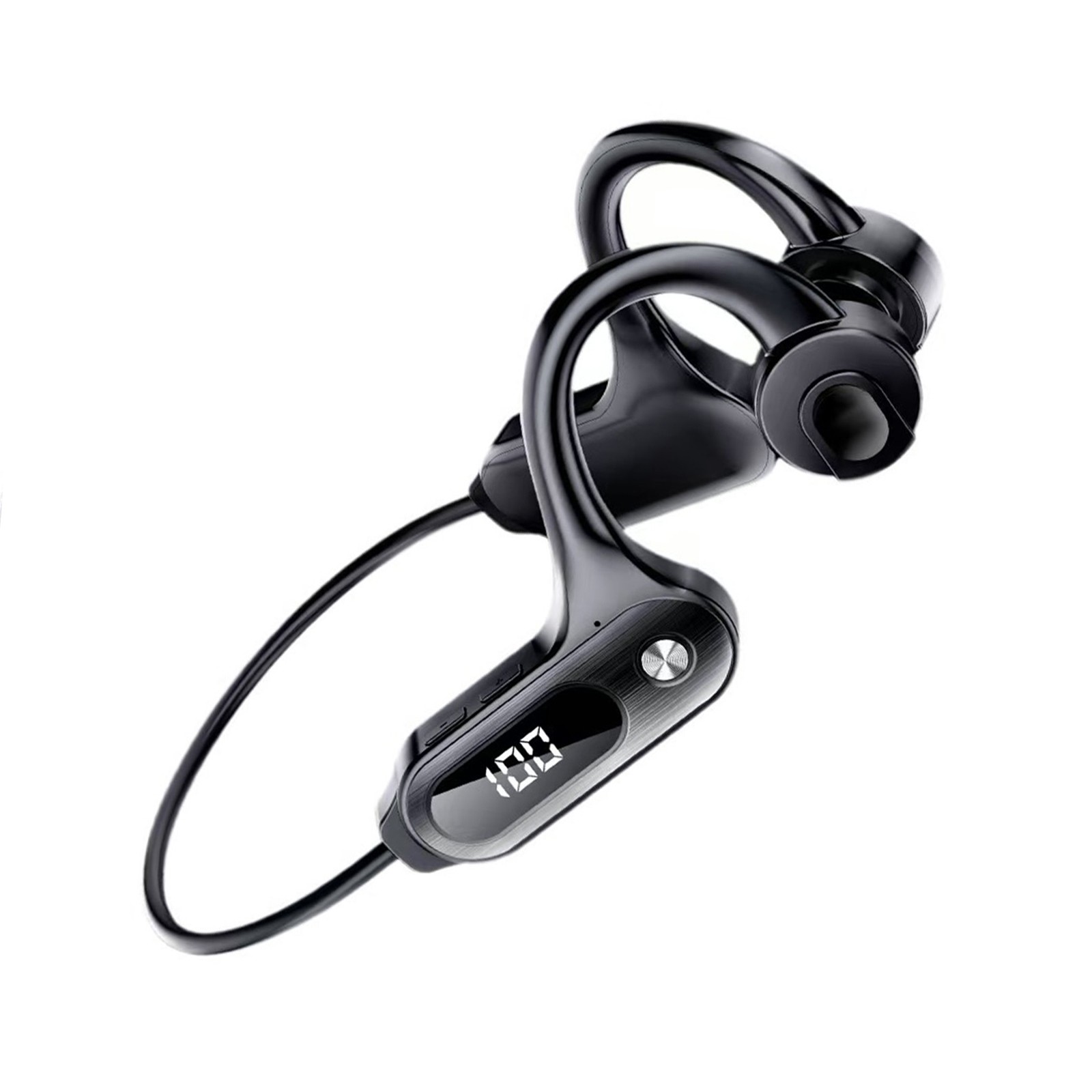 LED Display Bluetooth Headphones Travel LED Digital Screen 30 Days Brand New