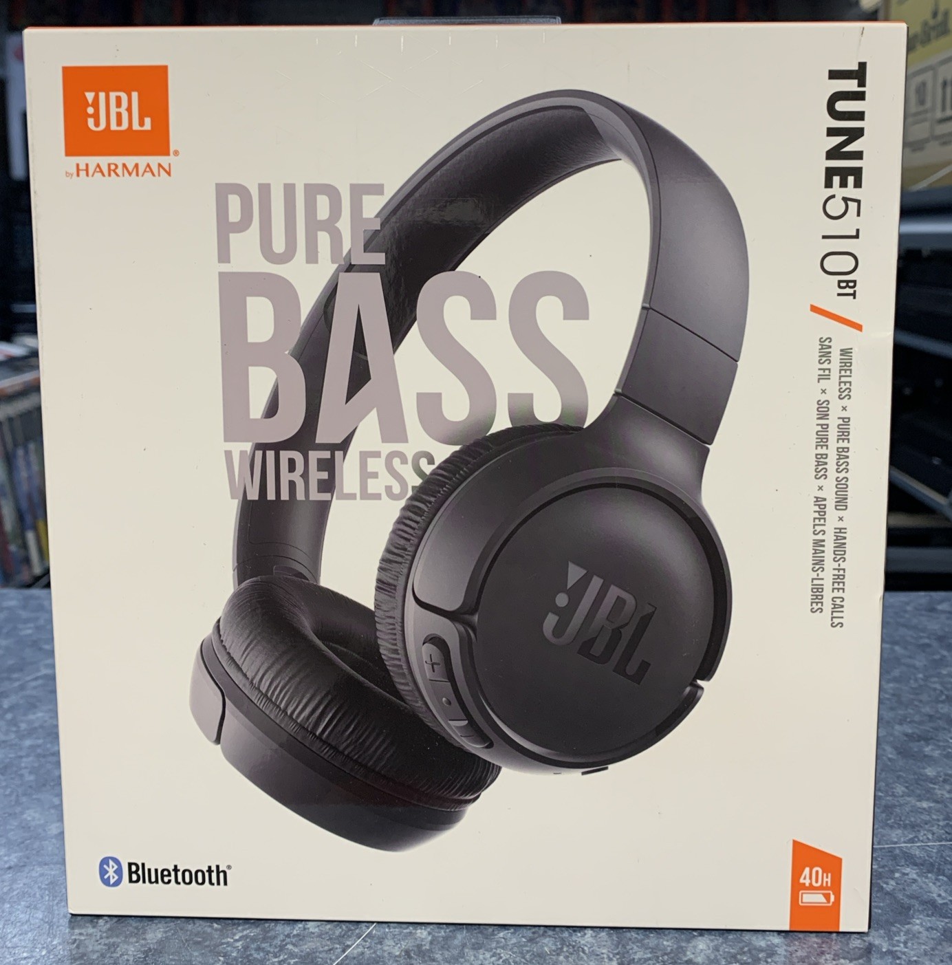 JBL PUREBASS TUNE510BT Wireless Headphones
