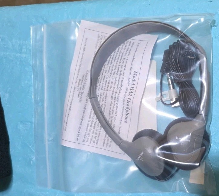 New Hamilton HA2 Schoolmate Personal Mono/Stereo Headphone