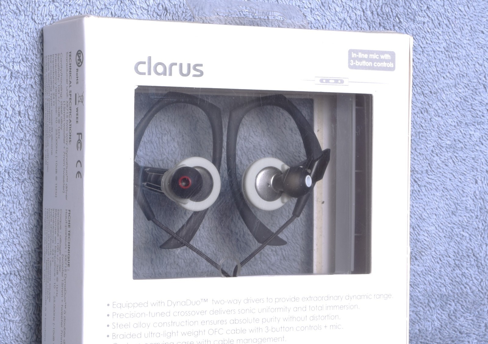 Moshi Audio Clarus Premium Dual Driver MFI In-Ear Headset 99MO035201