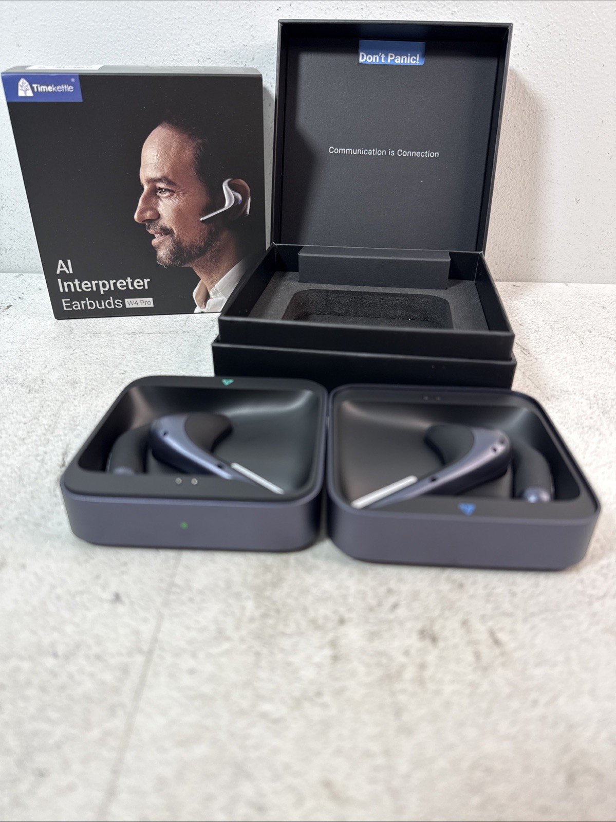Timekettle W4 Pro AI Interpreter Earbuds, Bidirection Simultaneous Translation