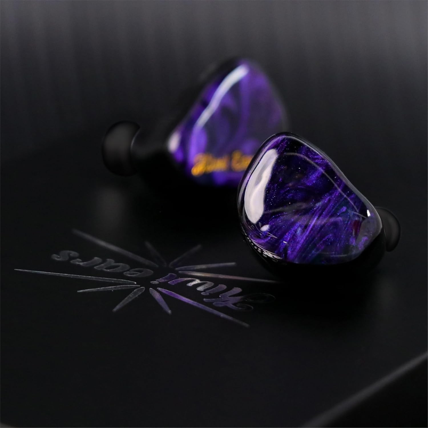 Linsoul Kiwi Ears Cadenza 10mm Beryllium Dynamic Driver IEM 3D Printed Purple