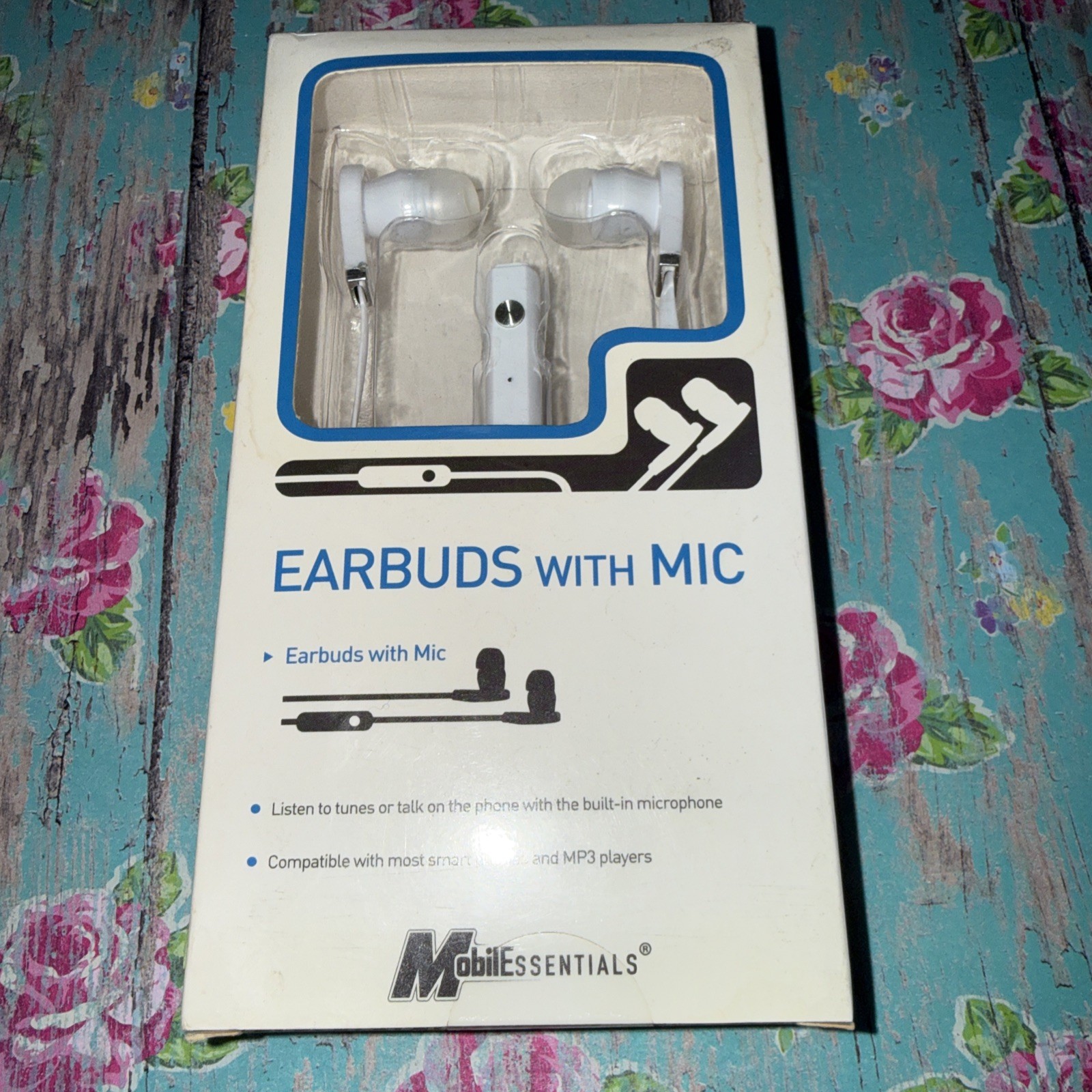 Mobile Essentials Earbuds With Mic New In Box Fast Shipping