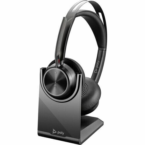 Poly Voyager Focus 2 USB-C Headset w/ USB-C/A Adapter & Charg Stand(9T9J5AA#AC3)