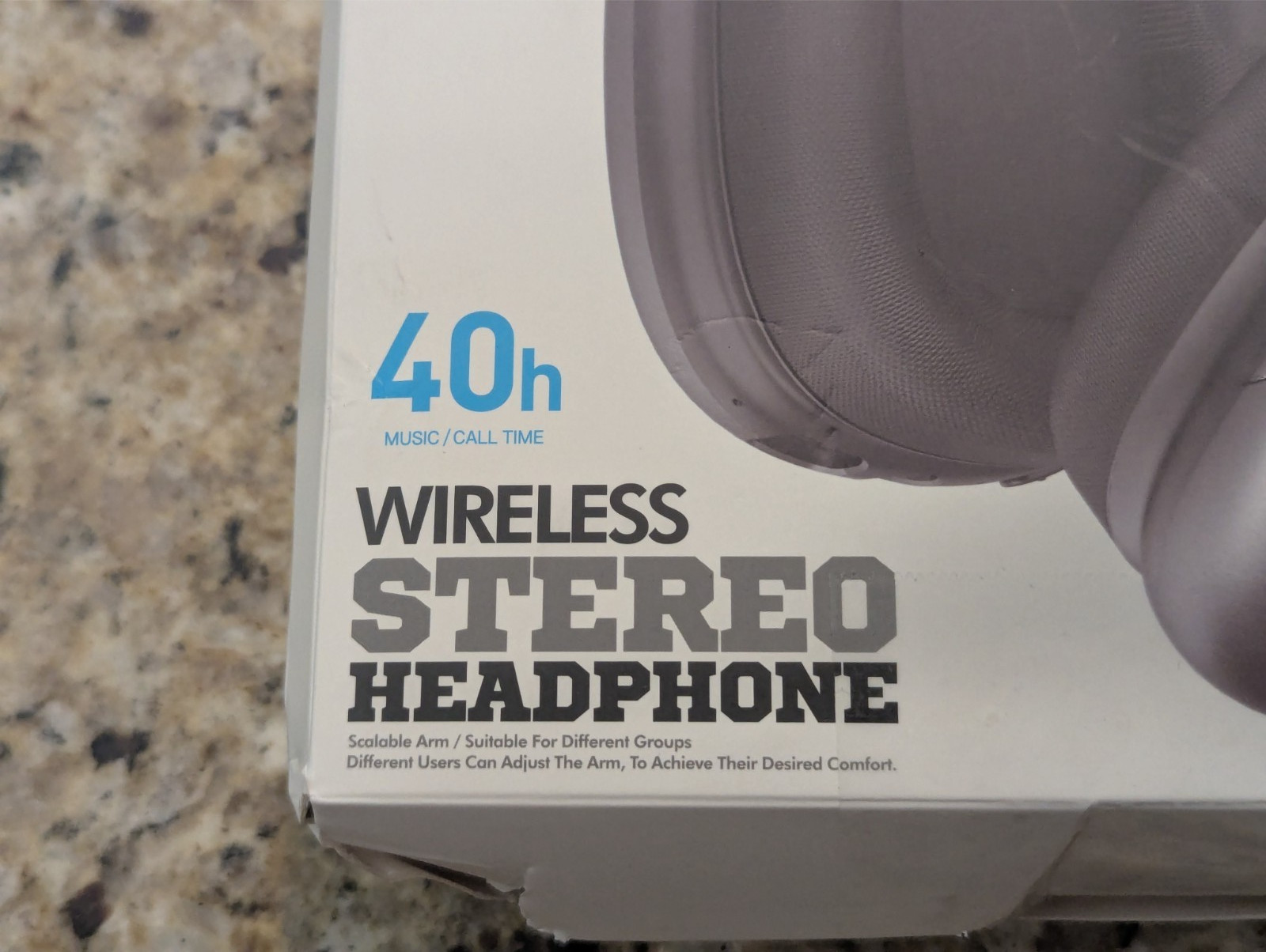 Wireless Stereo Headphones Over Ear 40hrs SY-BT1632 Charcoal