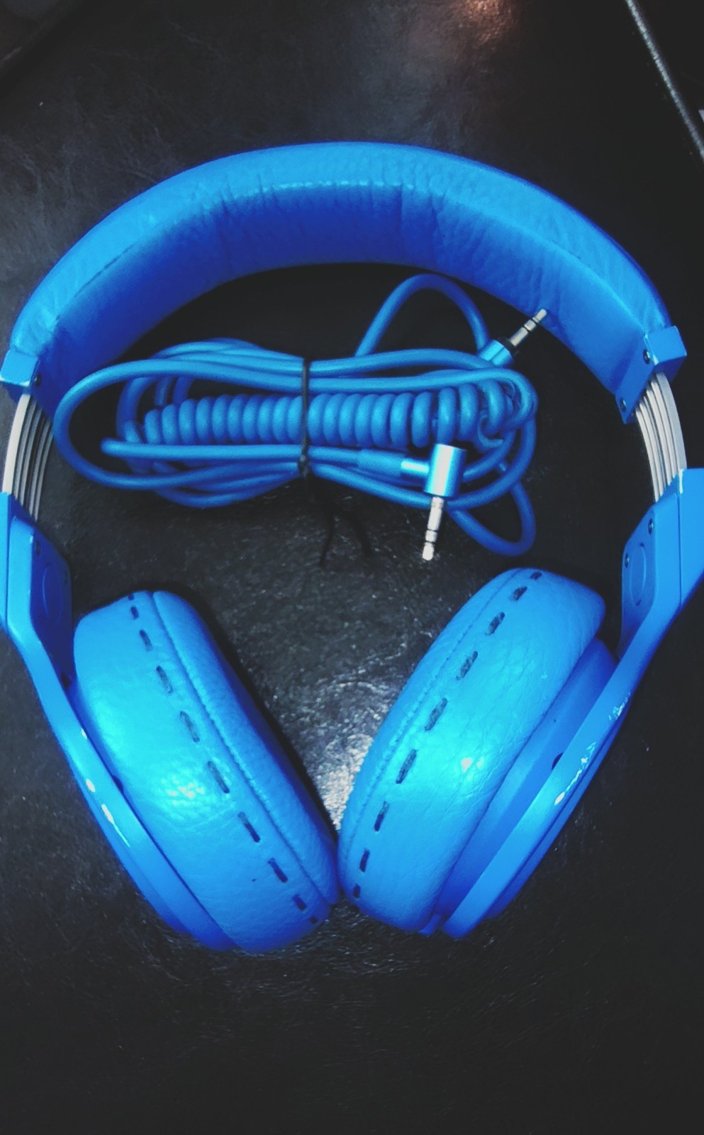 Beats by Dr. Dre Fendi Blue Over-Ear Wired 3.5mm Coiled Foldable Headband