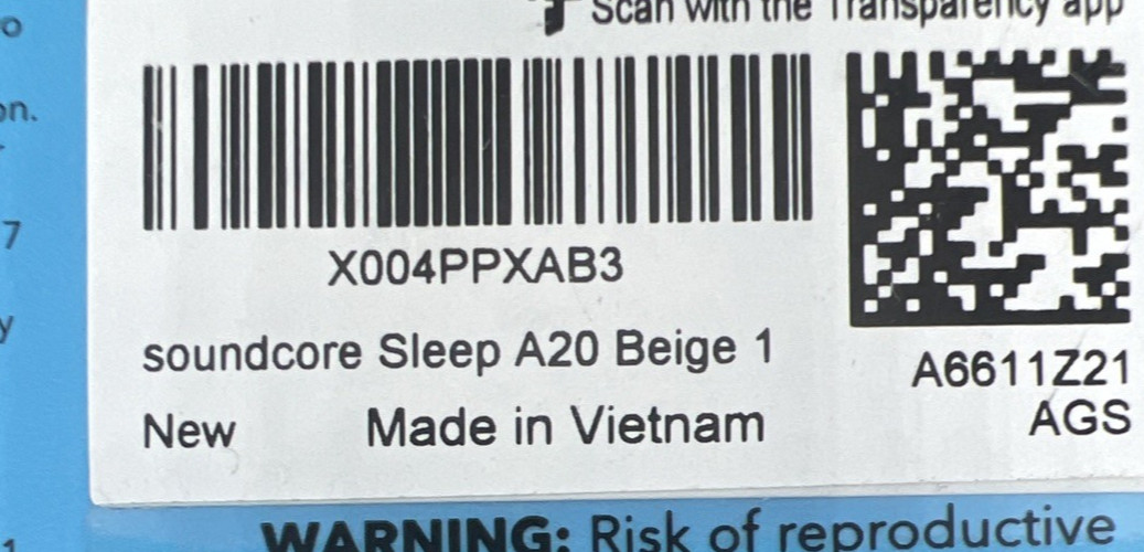 LOT OF 20. Soundcore Sleep A20 Noise Blocking Sleep Earbuds Sleep Monitor |NEW