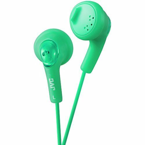 JVC HAF160G Gumy Ear Bud Headphone, Green