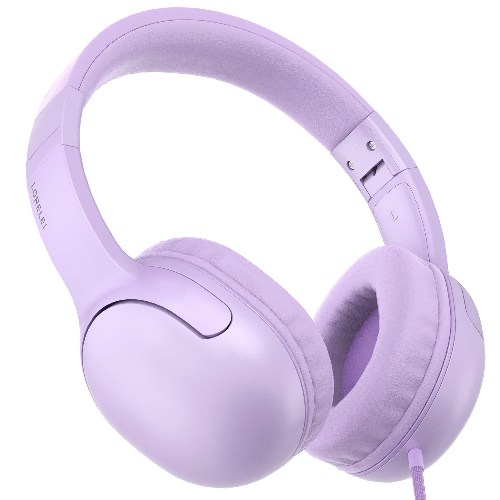 E5 Wired Headphones for Kids Foldable & 3.5mm Jack Tangle Free Nylon Wire Ste…