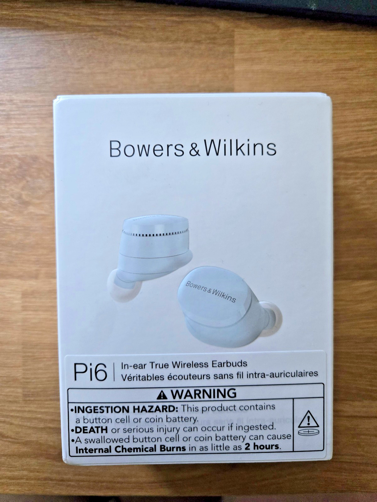 Bowers & Wilkins Pi6 ANC Wireless Earbuds – Glacier Blue – Brand New Sealed