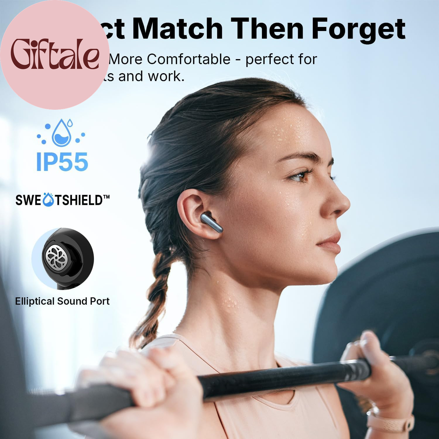 Air Pro 4I Noise Cancelling Wireless Earbuds, Hi-Res Sound with LDAC, 6 Mics AI