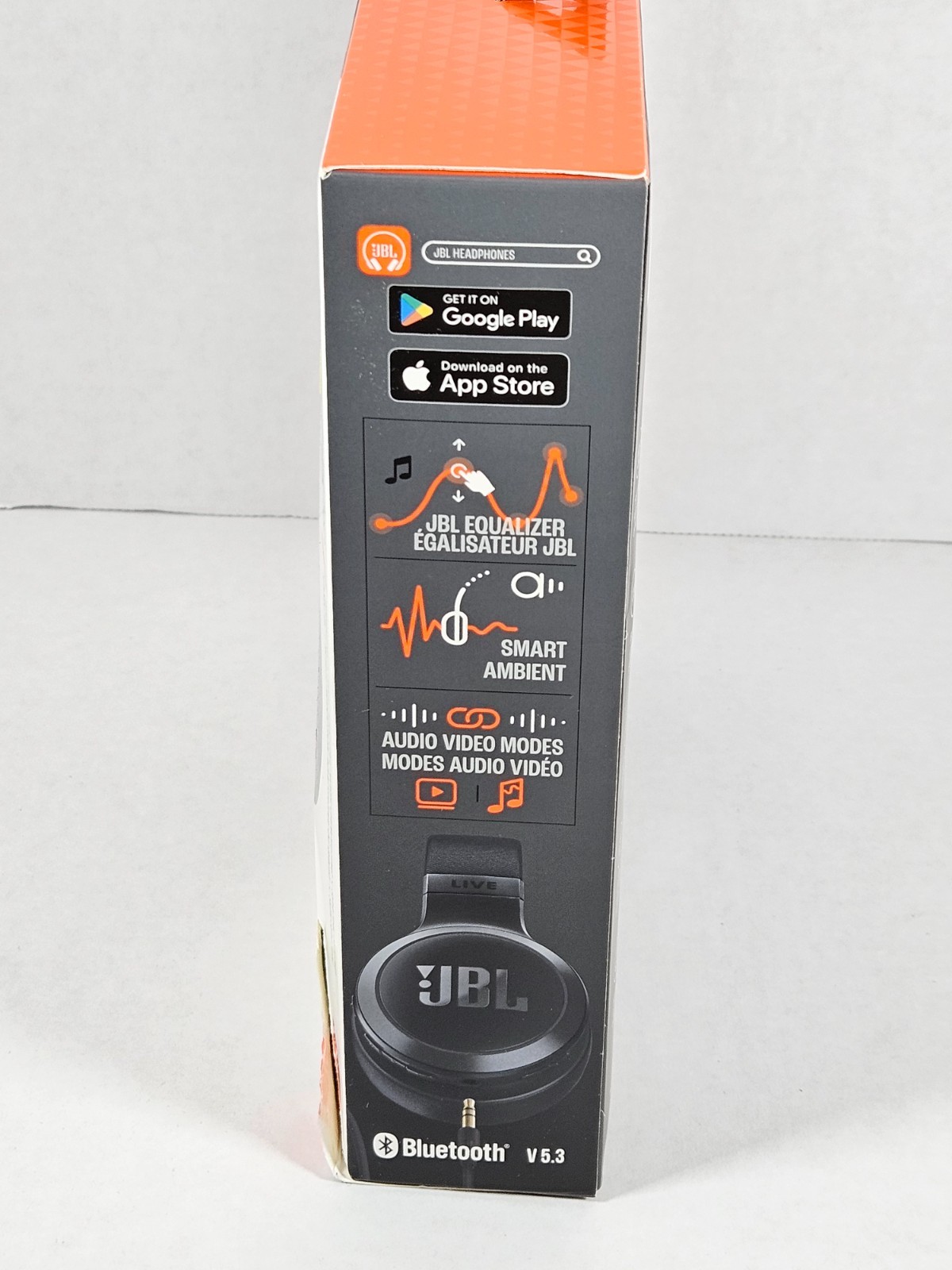 JBL Live 675NC Headpohones Open box tested working