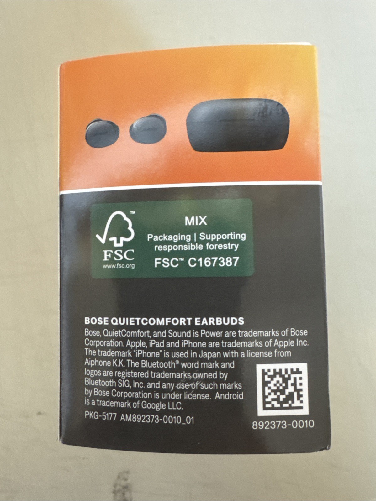 SEALED – Bose QuietComfort BLACK True Wireless Noise Cancelling In-Ear Earbuds
