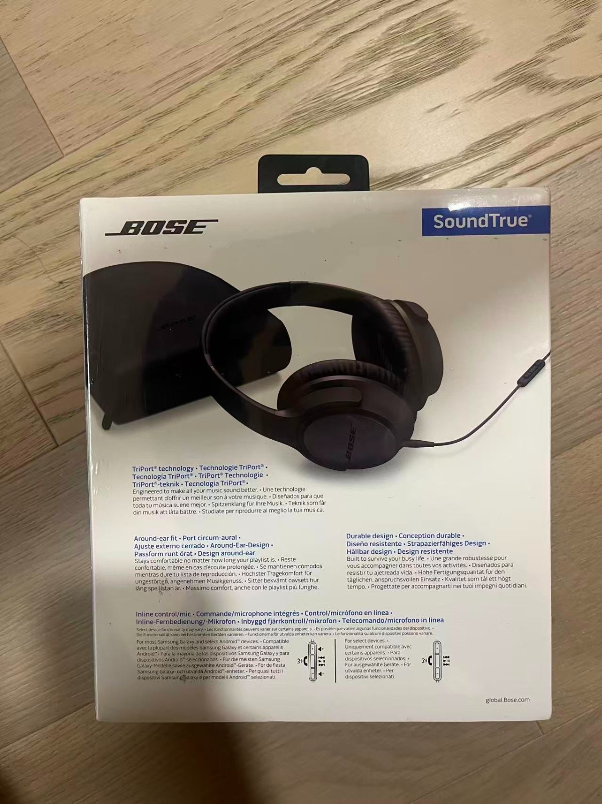 New Bose SoundTrue Around-Ear II 2 Headphones Headset Samsung Android Devices
