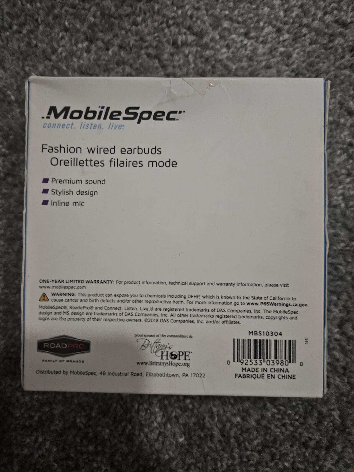 Mobile Spec Wired Wood Buds Wicked Sound Earbuds