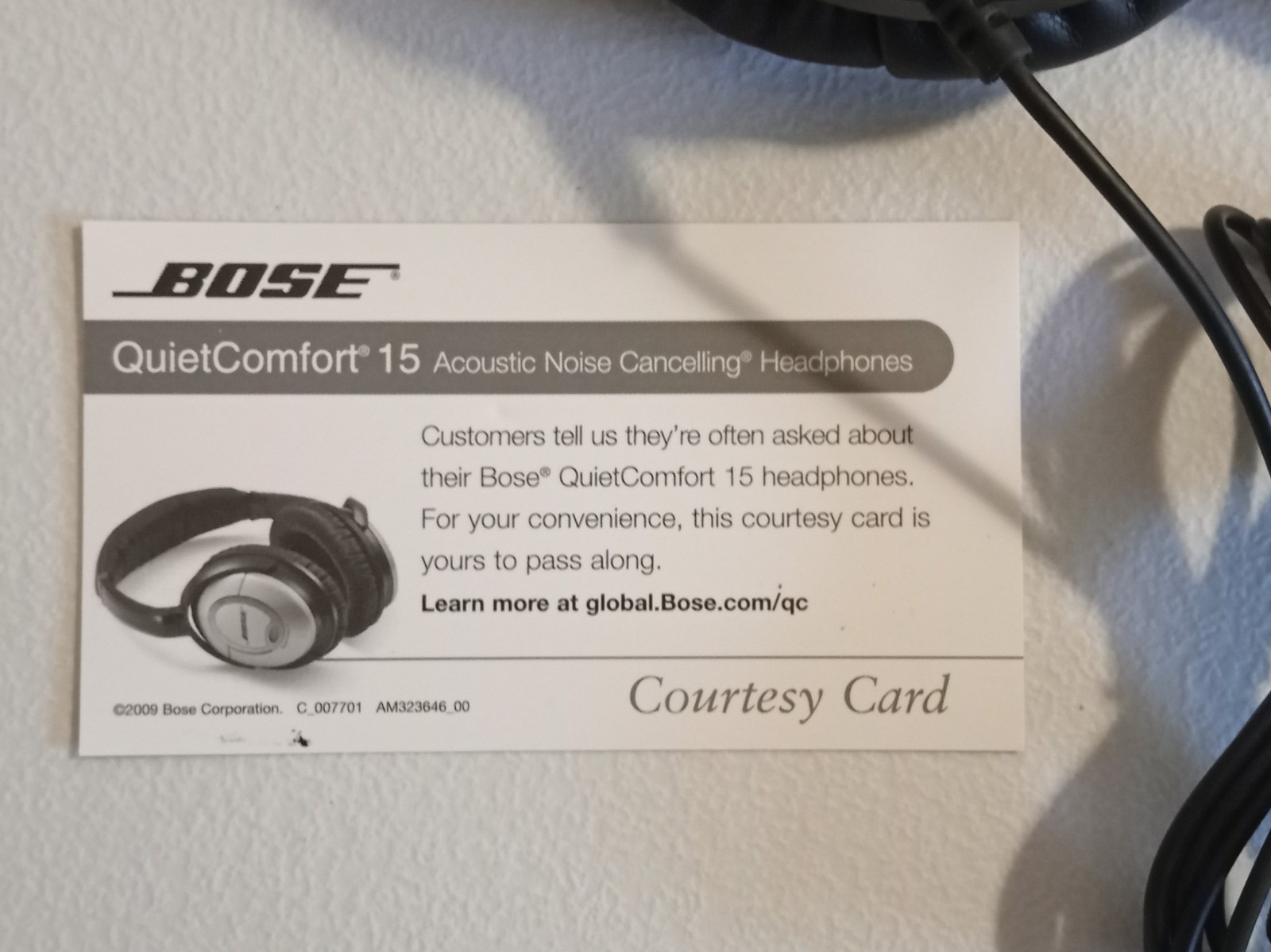 Bose QuietComfort QC15 Wired Headphones, Black & Silver w/ Bluetooth Adaptor