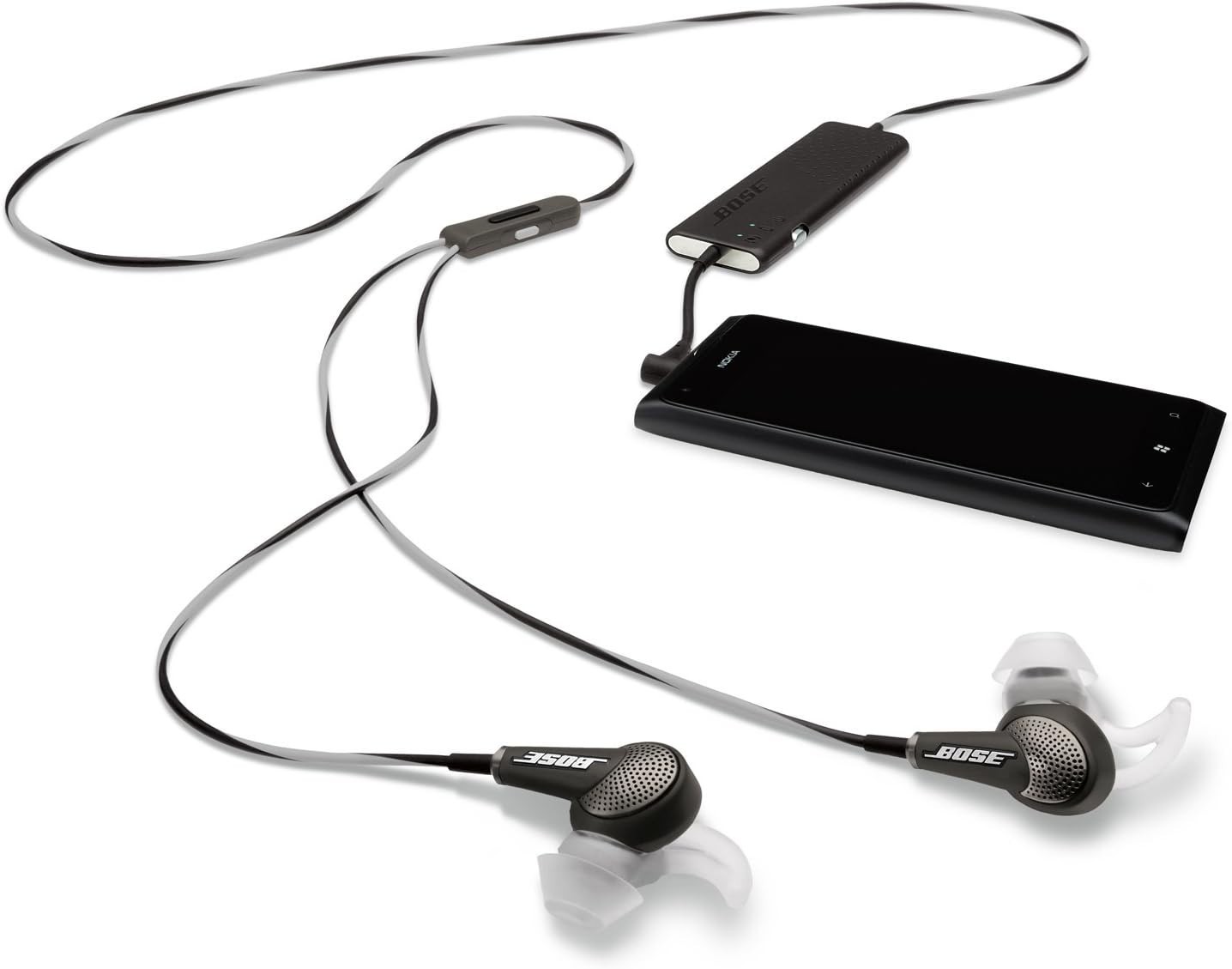 Bose QC20 – QuietComfort 20 Acoustic Noise Cancelling Headphones – Warm Gray