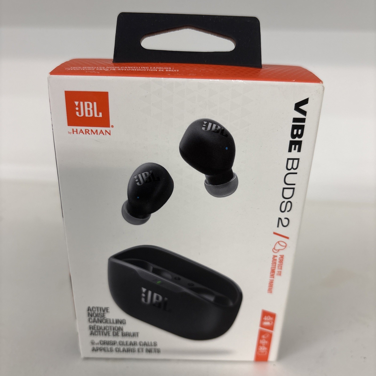 JBL Vibe Buds 2 Bluetooth Active Noise Cancelling Earbuds Black Brand New Sealed