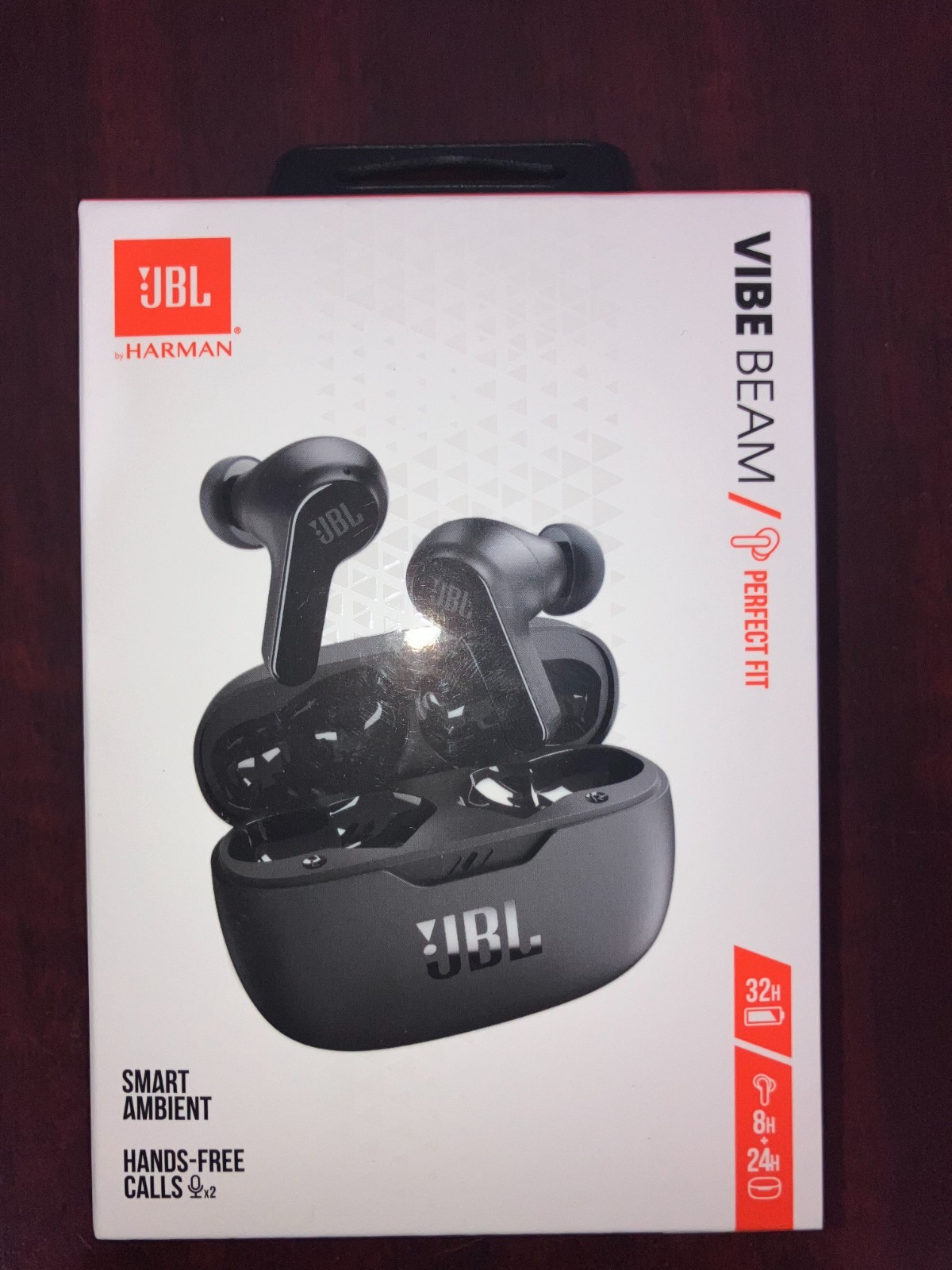 NEW JBL Vibe Beam True Wireless Earbuds Bluetooth 5.2 Charging Case 32H