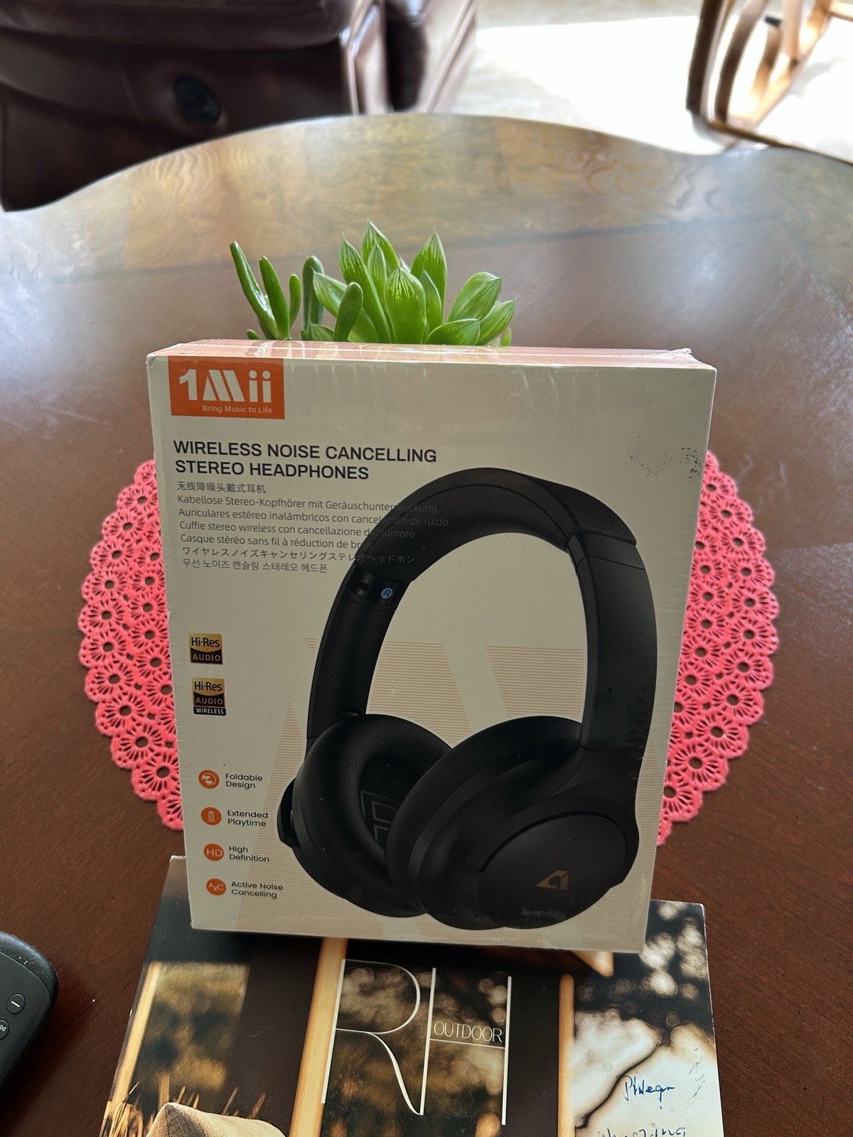 1Mii LDAC (Y8) HYbrid Active Noise Counseling stereo headphones