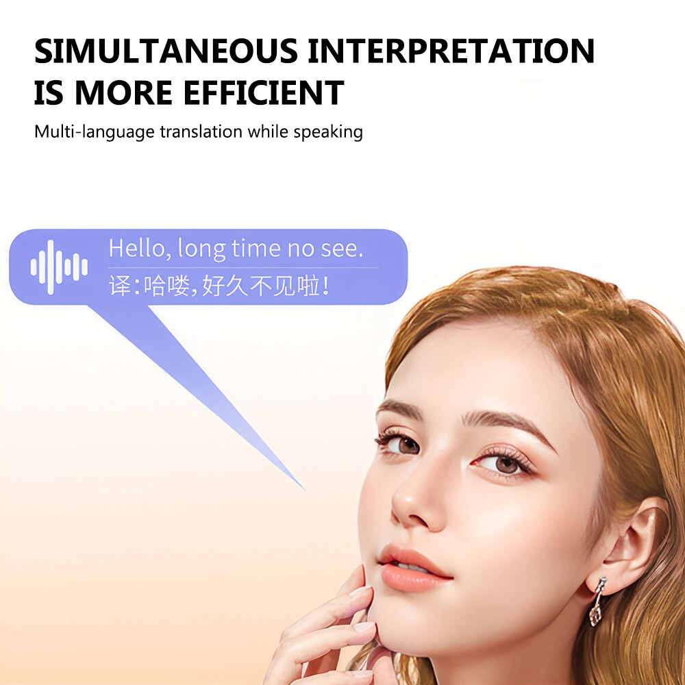 Wireless Earbuds AI Translating Earbuds in Ear Earbud Translator fit iOS/Android