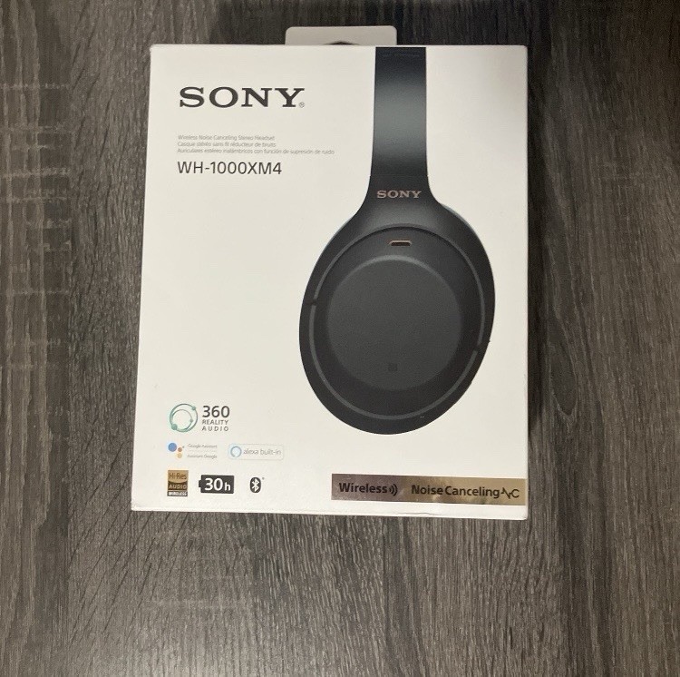 Sony WH-1000XM4 Wireless Bluetooth Noise Cancelling Headphones Black