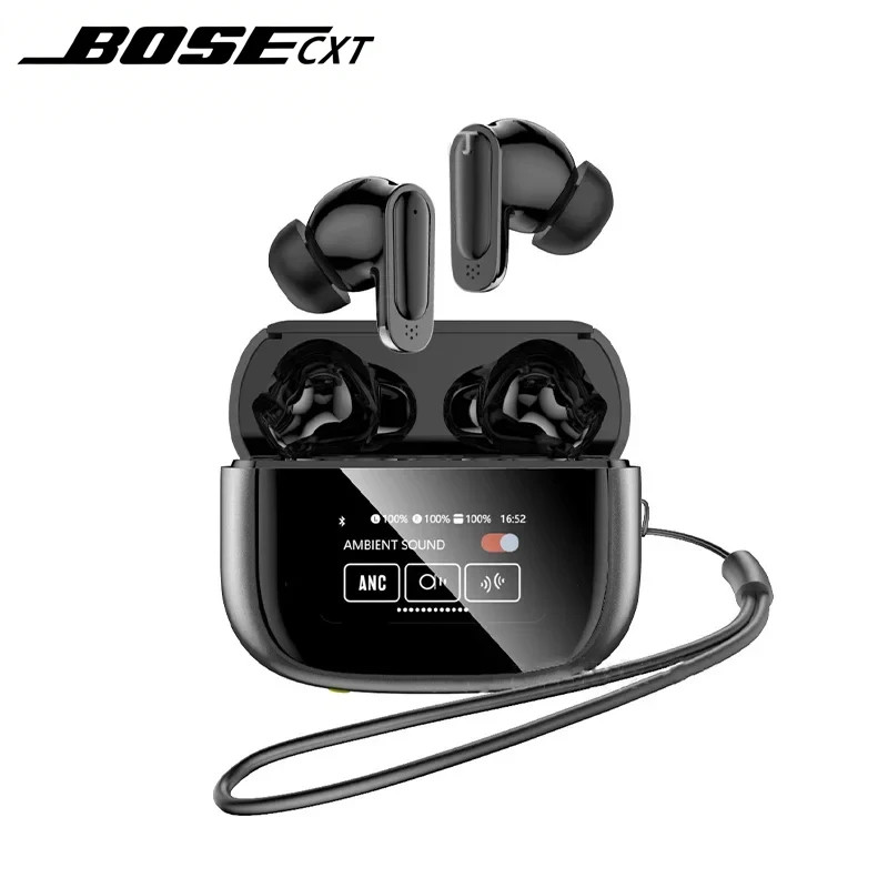 Ultra V11 Smart Touch Multi Functional Large Screen TWS Wireless ANC Noise Cance