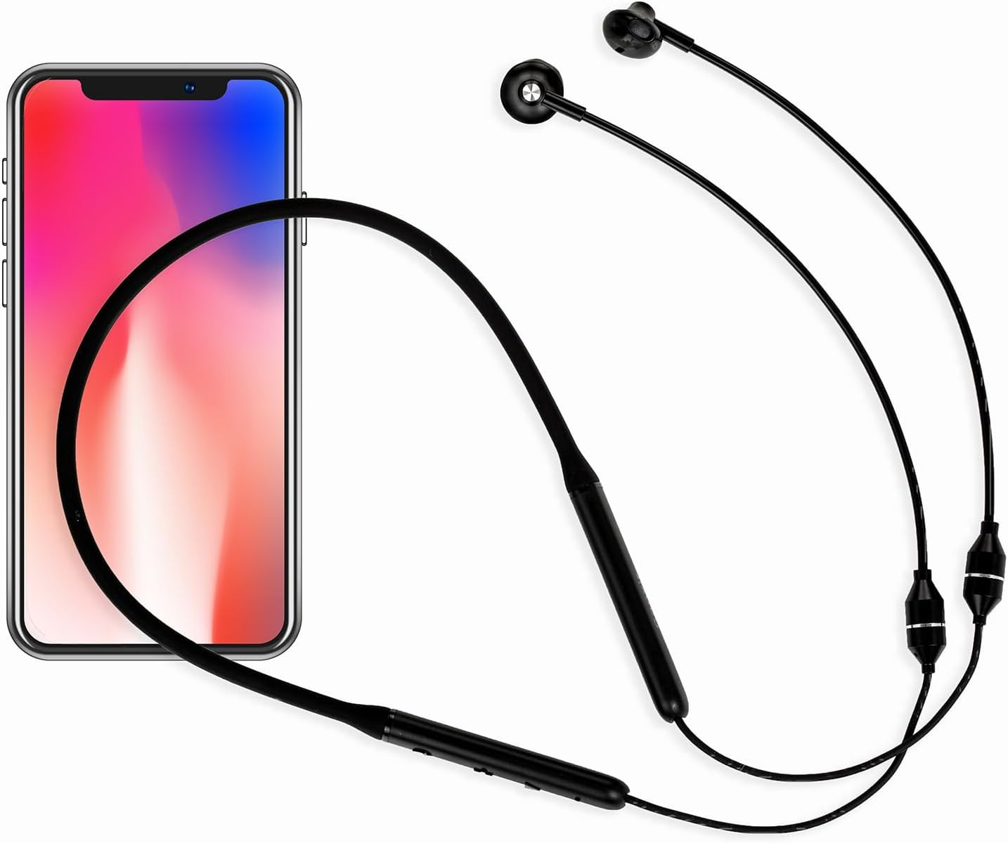 EMF Free Air Tube Bluetooth Headset, Low Radiation Chip Safety Headphones, Anti-