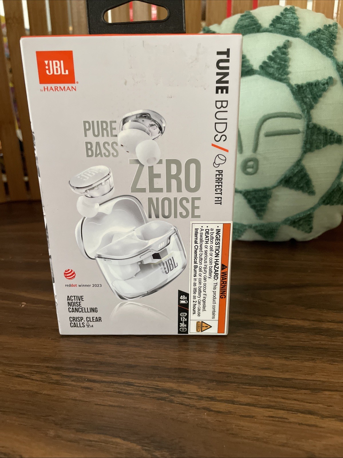 88553147 JBL TUNE BUDS TRUE WIRELESS NOISE CANCELLING GHOST EDITION WHITE