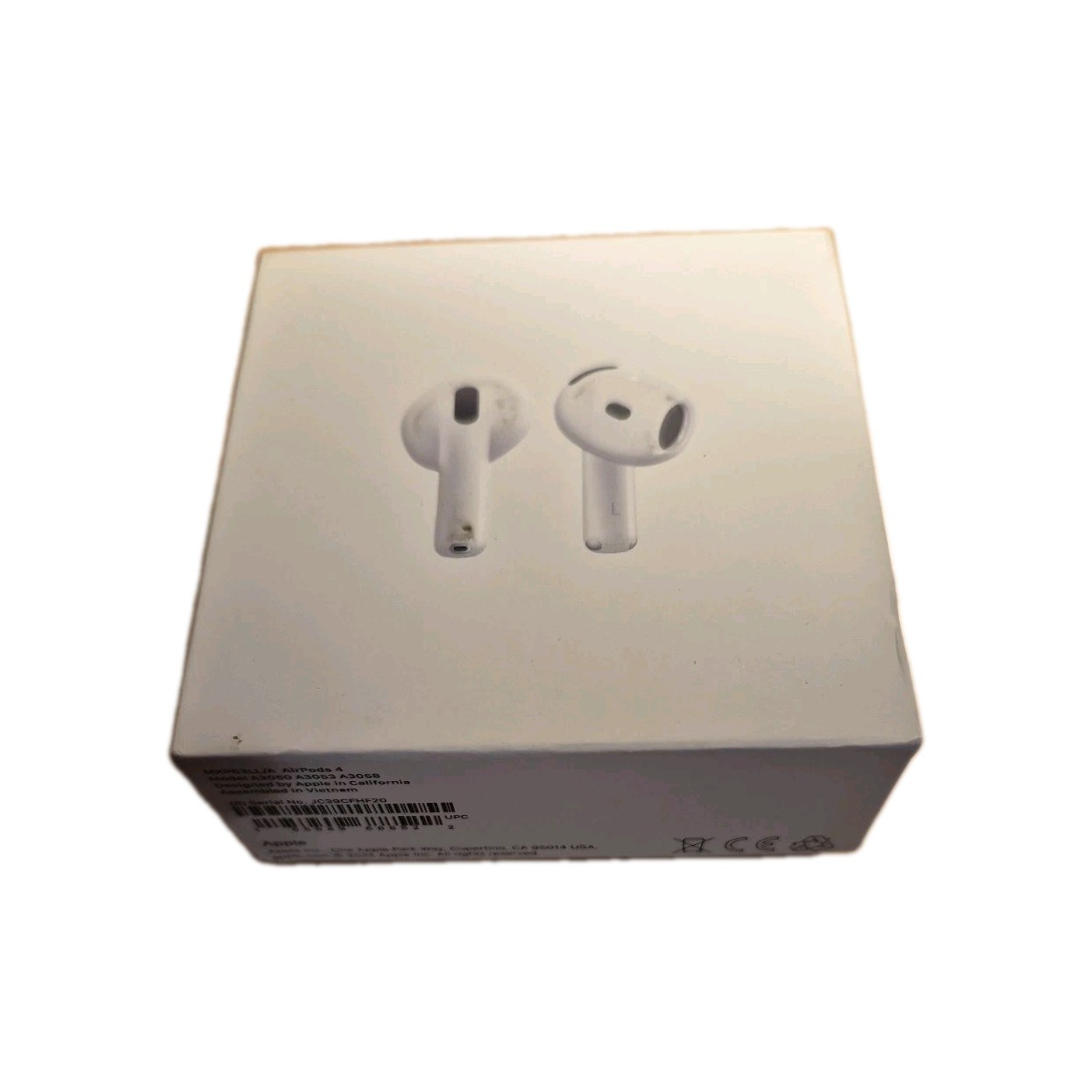 Apple AirPods 4 White with ANC In Ear Headphones MXP93LL/A