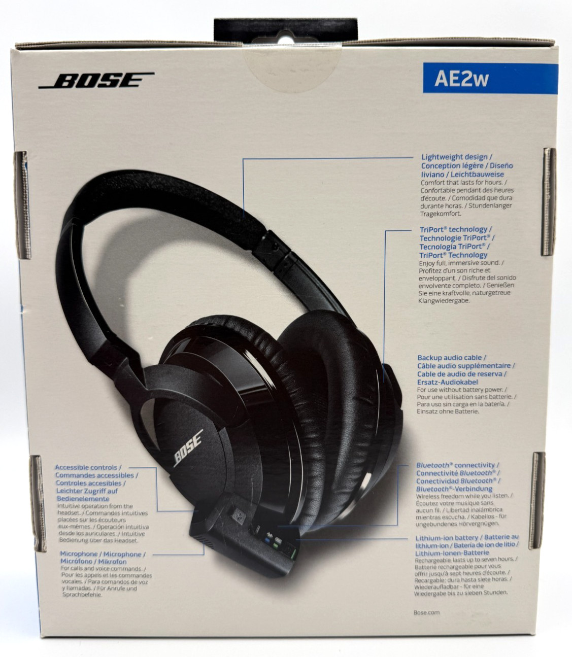 BOSE AE2w Bluetooth Wireless or Wired Headphones Apple compatible FACTORY SEALED