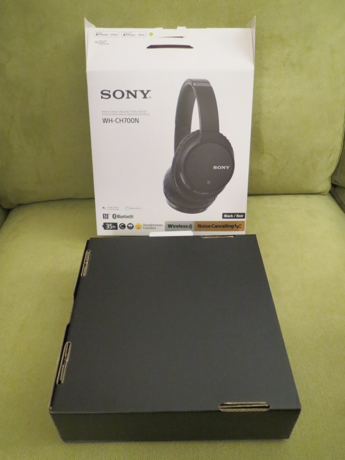 Sony WH-CH700N Over the Ear Headphone, Black, EMPTY BOX ONLY