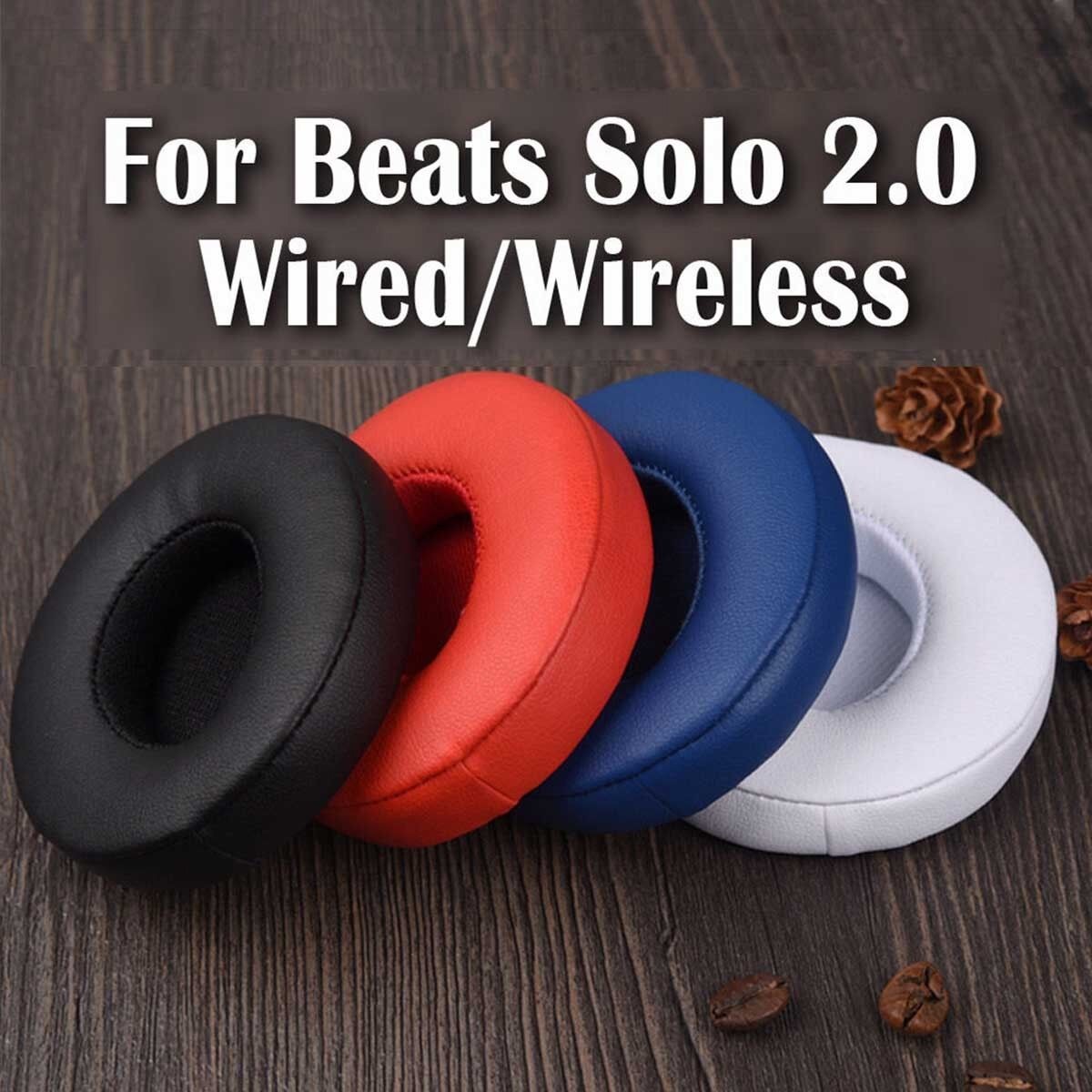 Replacement Ear Pads Cushion For Beats by Dr Dre Solo 2 Solo 3 Wireless Wired