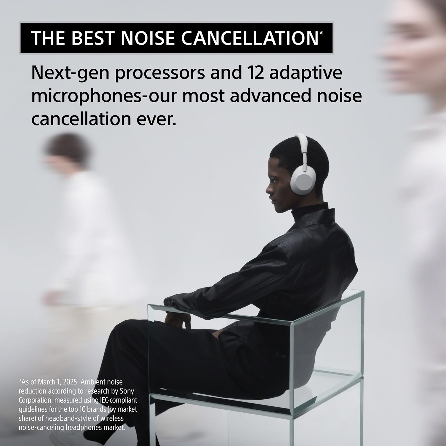 Sony WH-1000XM6 Best Wireless Noise Canceling Headphones | Black