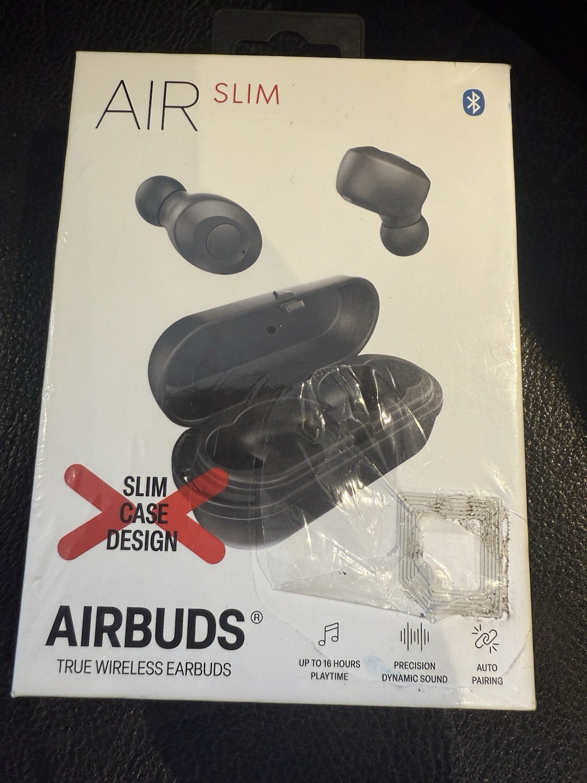 Air Slim True Wireless Bluetooth Airbuds (Bluetooth Earbuds) – Black