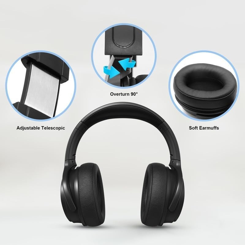 Lightweight Wired Headphones for Seniors – 9.8FT Cord