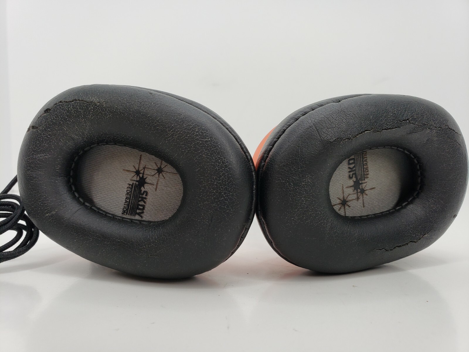 Genuine Skullcandy (SKDY) Federation Orange & Black Agent Headphones **READ**