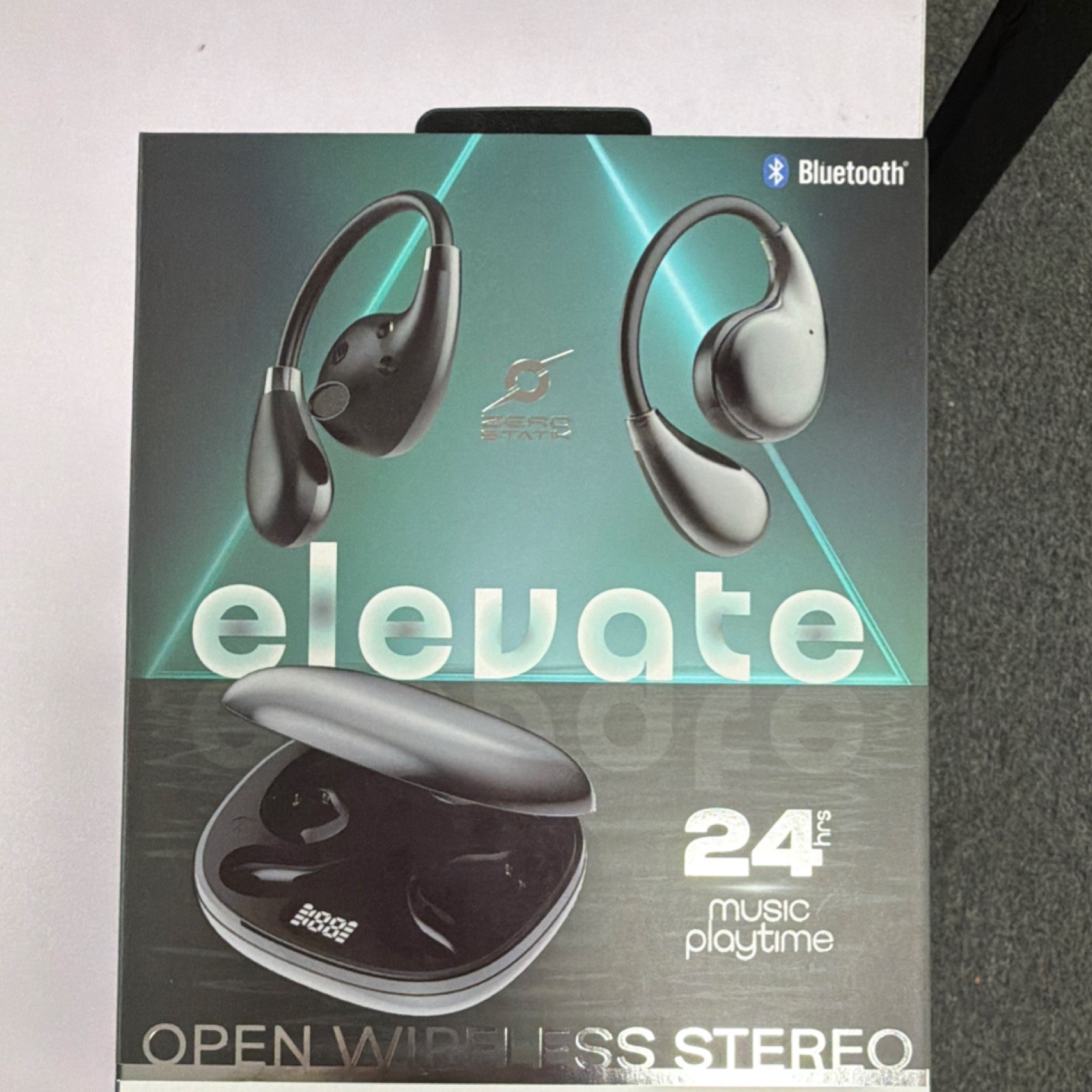 Zero State Elevate Bluetooth Wireless Ear-hook Headphones Black