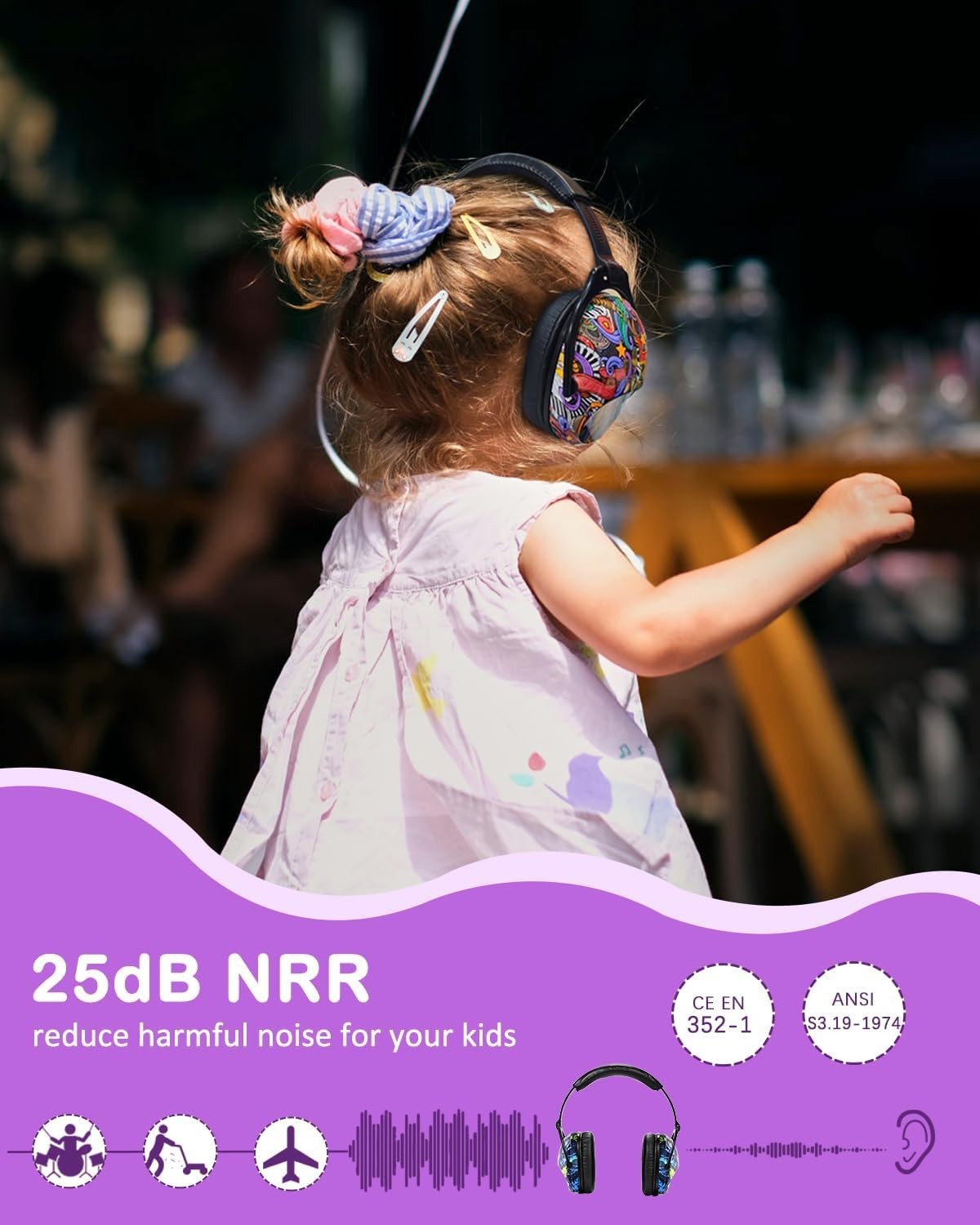 Kids Ear Protection Noise Cancelling Headphones Sound Isolation for Autism