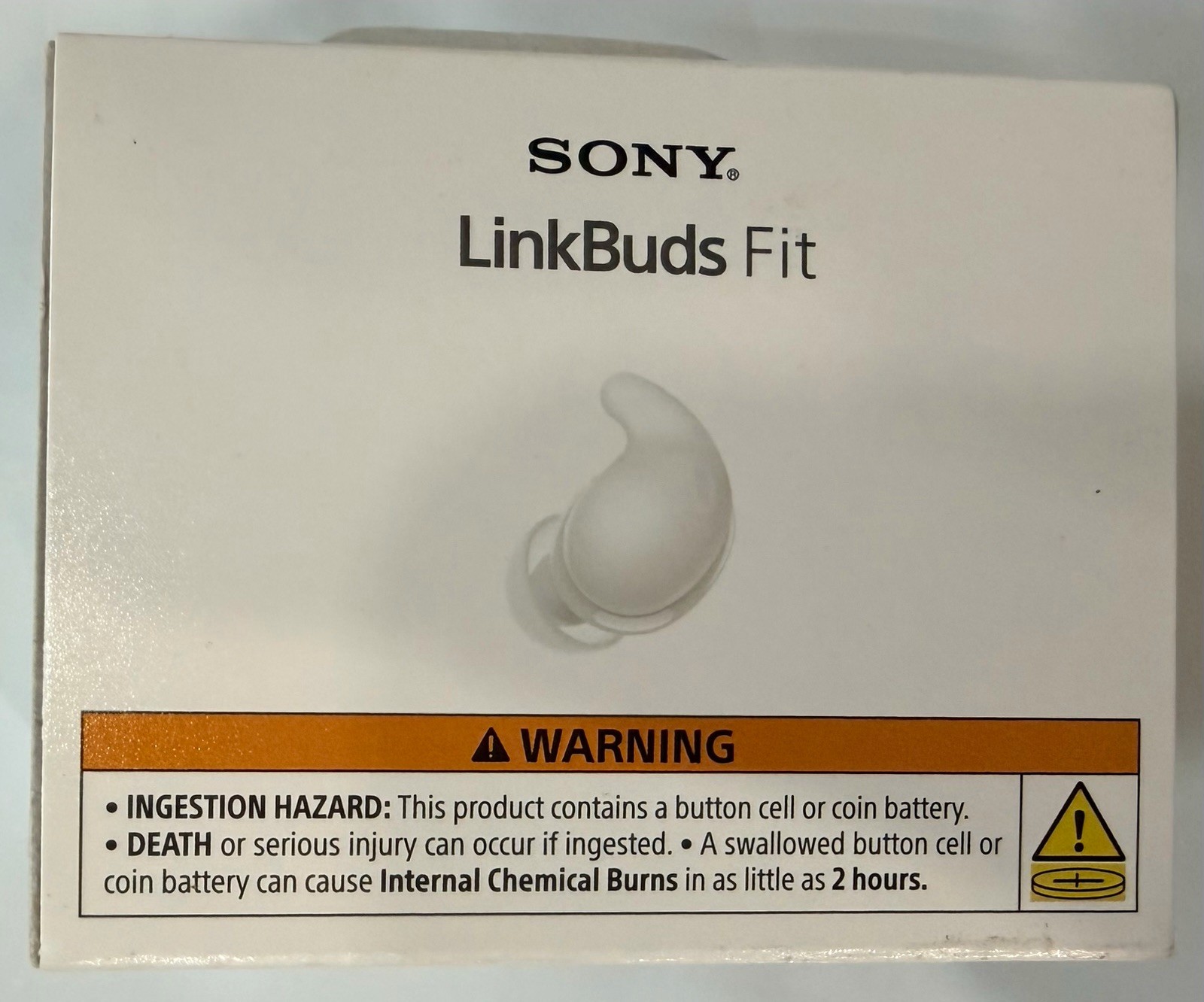 Sony LinkBuds Fit Truly Wireless Noise Canceling Earbud Headphones – White