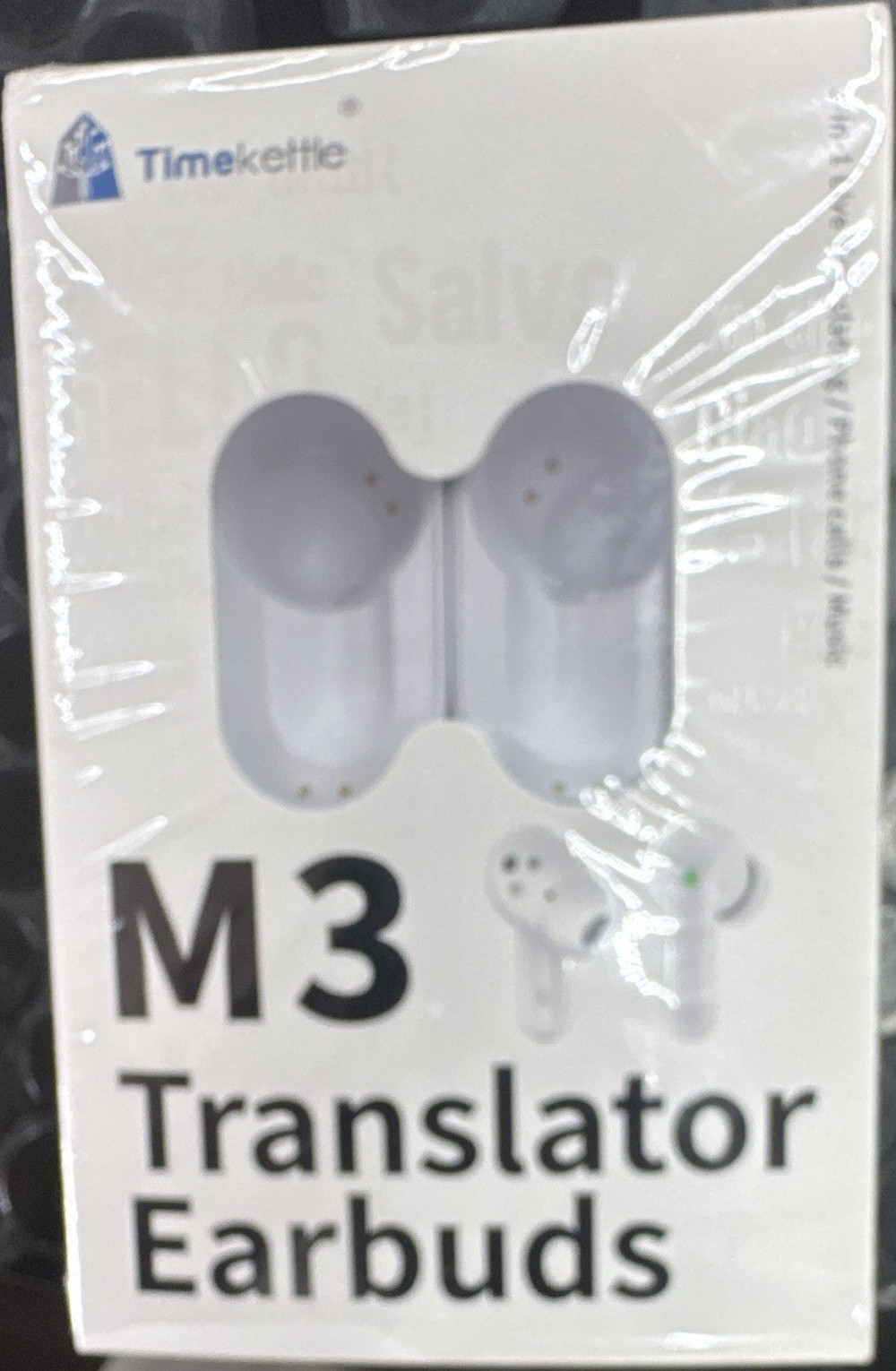 Timekettle M3 Translator In-Ear Bluetooth Earbuds ANC Mic Wireless White