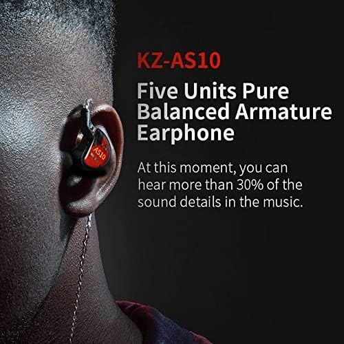 Ultimate KZ AS10 IEM Earbuds: 5 Drivers with Exceptional Sound Isolation