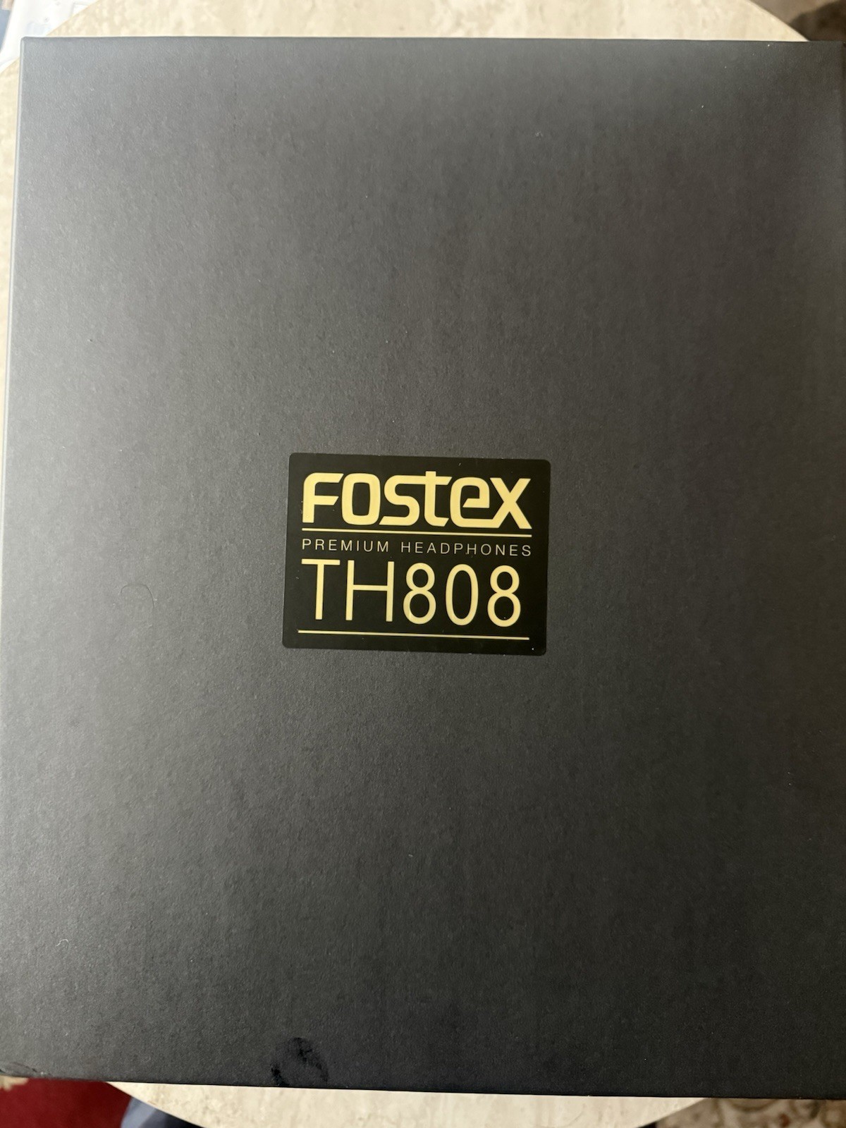 Fostex TH808 Wired Headband Ear-Cup Headphones Black Brown Double Earpieces