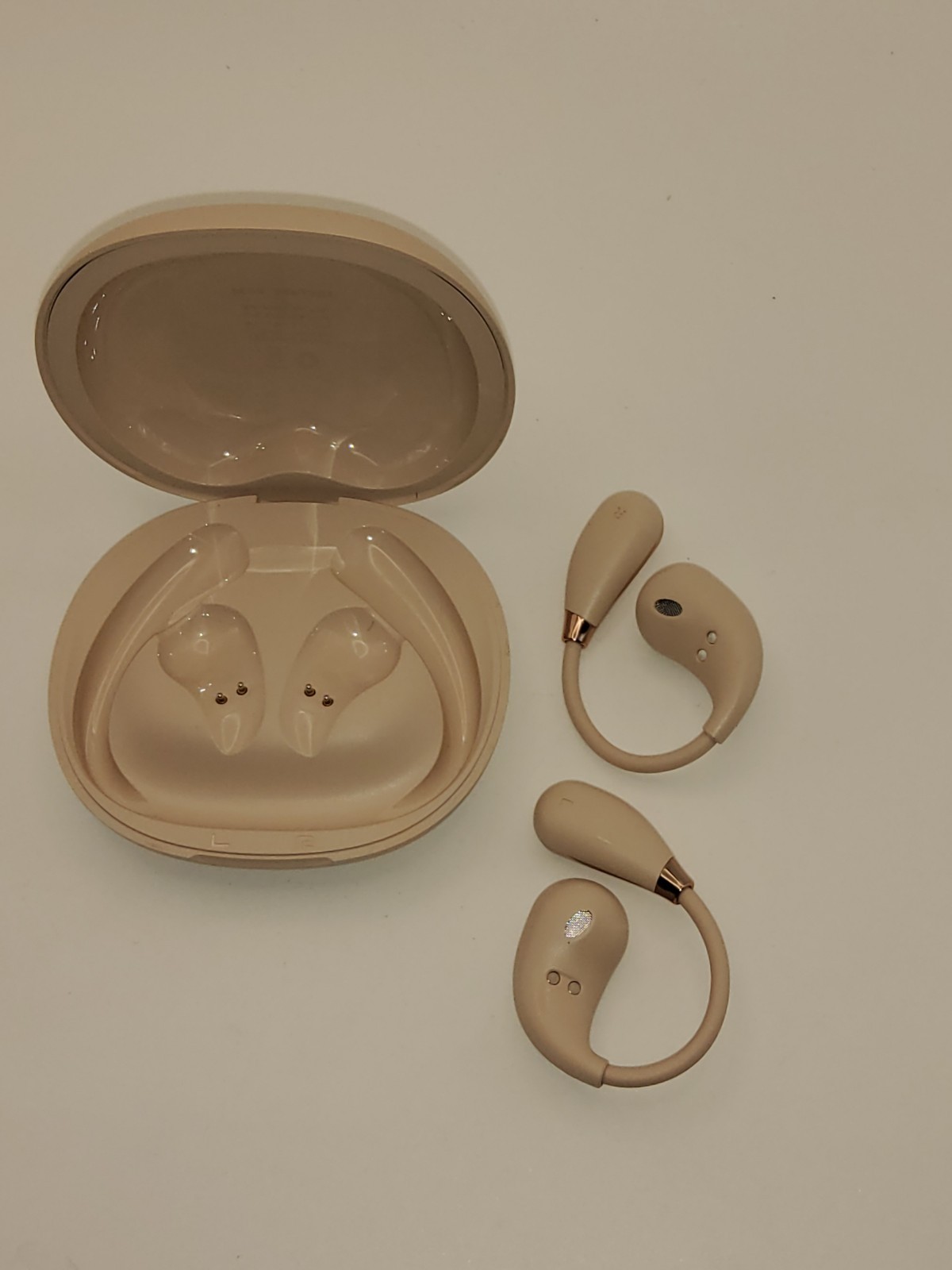 Pink Monster Open Ear AC210 Headphones, Wireless Headphones 30 Hours Playback.