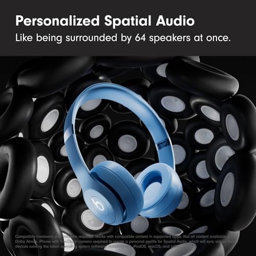 BEATS SOLO 4 WIRELESS BLUETOOTH ON-EAR HEADPHONES A3140 – SLATE BLUE