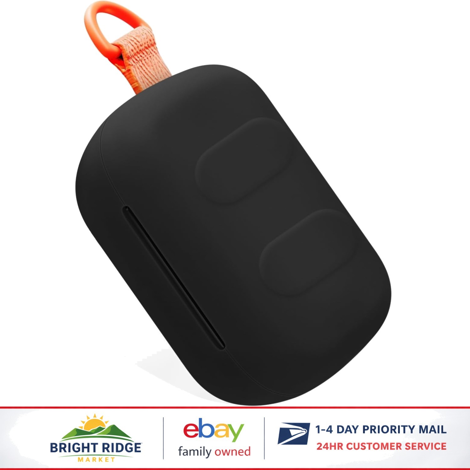 Durable Soft Silicone Cover for Dime 3 Headphones with Included Carabiner