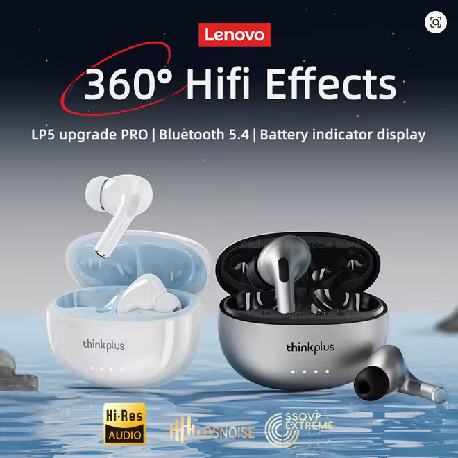 Lenovo ThinkPlus LP5 PRO Wireless HiFi Earbuds