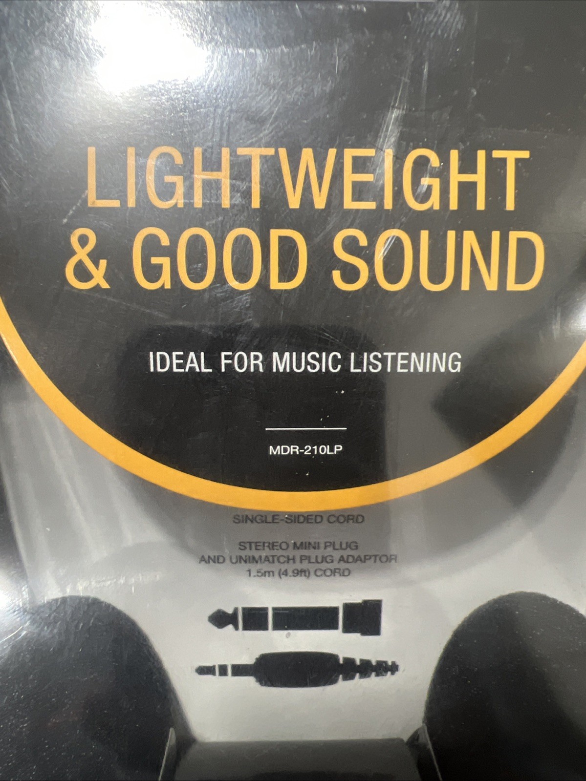 Sony MDR-210LP Lightweight Stereo Headphones New Old Stock 2009